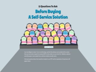 11 Questions to Ask Before Buying a Self-Service Solution