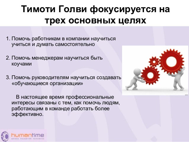 Тимоти Голви Работа Как Внутренняя Игра