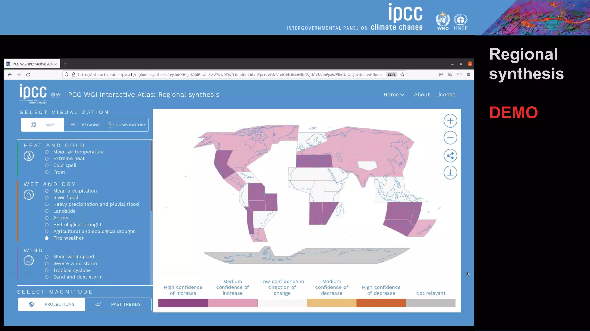 Regional
synthesis
DEMO
 