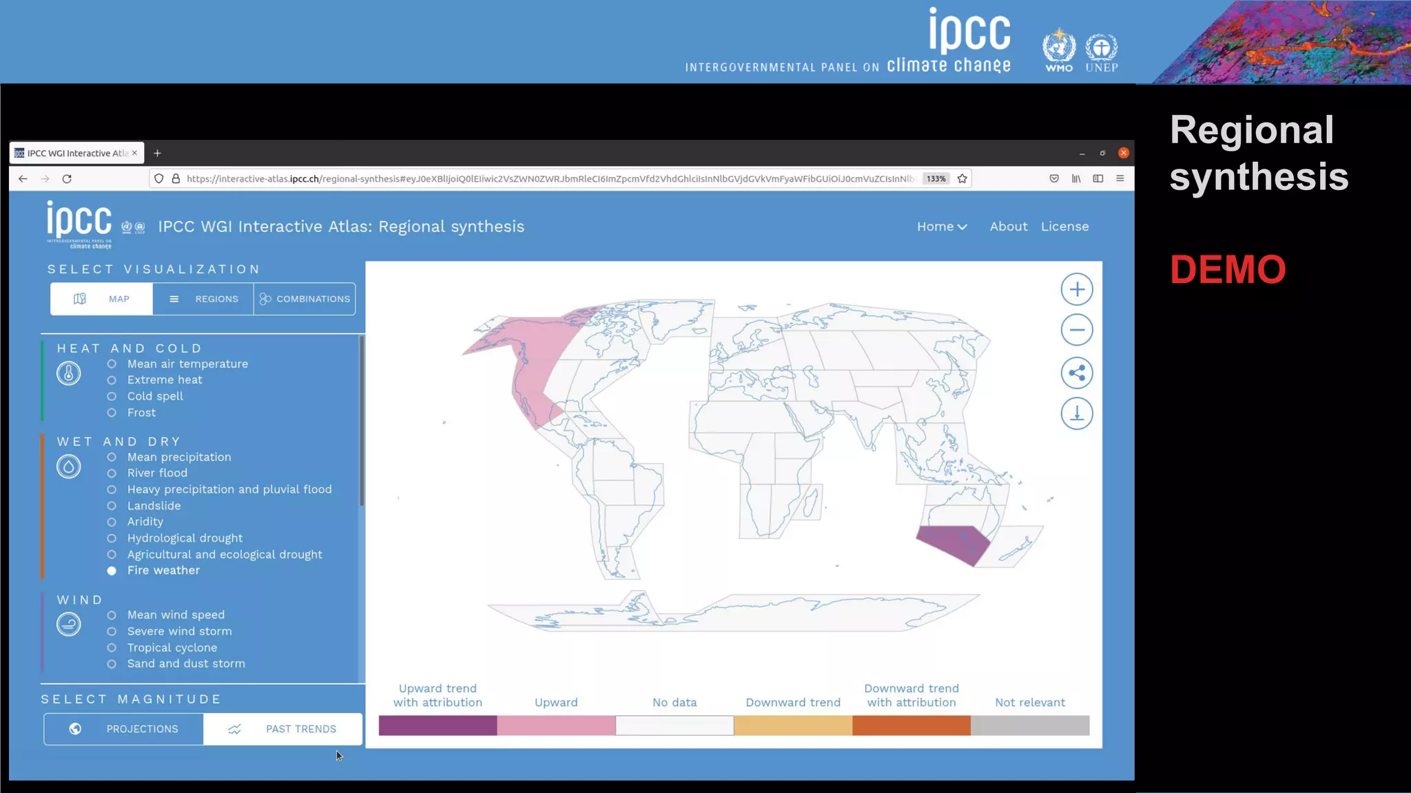 Regional
synthesis
DEMO
 
