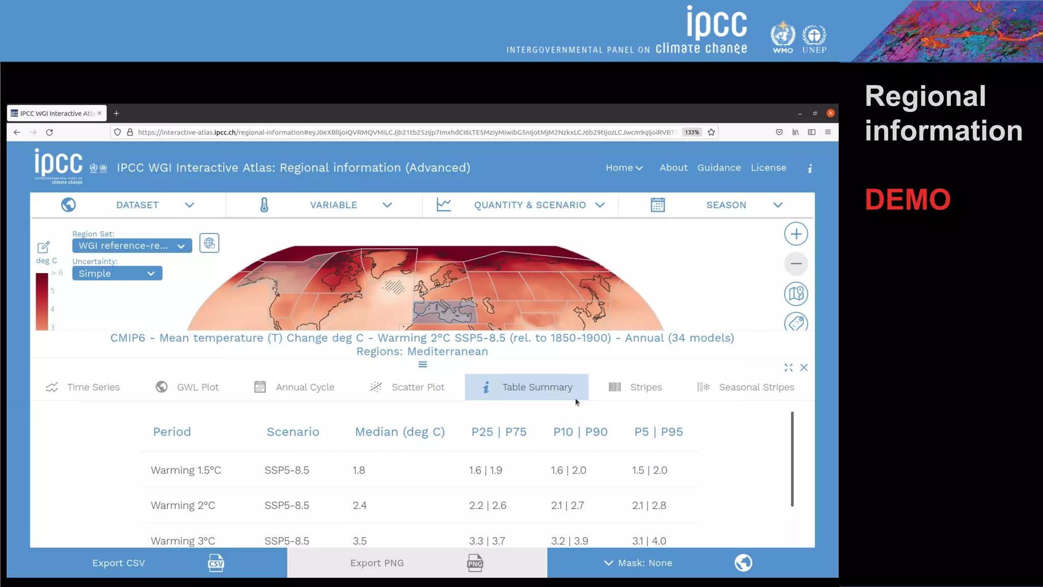 Regional
information
DEMO
 