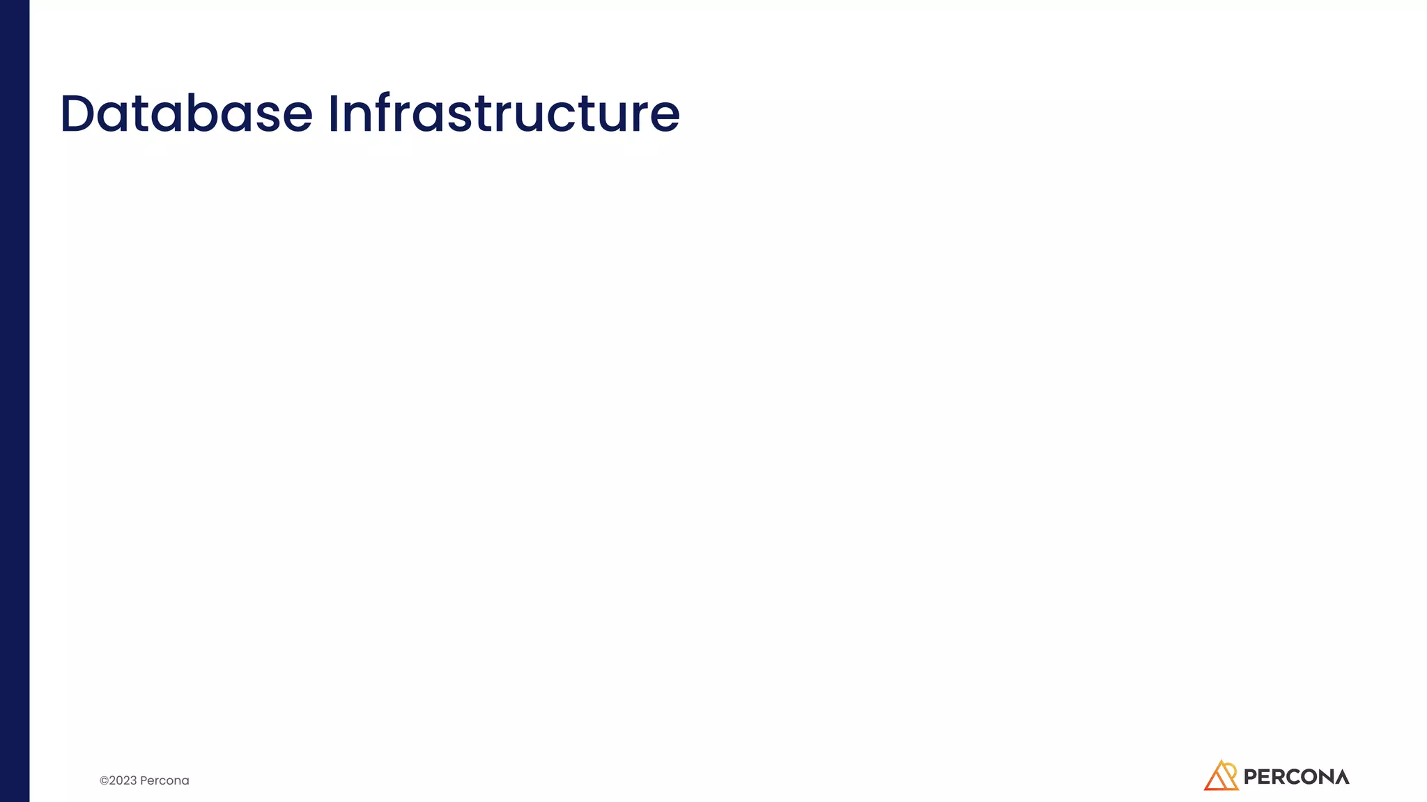 ©2023 Percona Database Infrastructure 