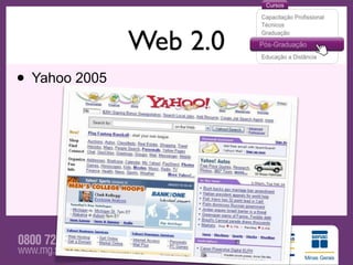 Web 2.0
• Yahoo 2005
 