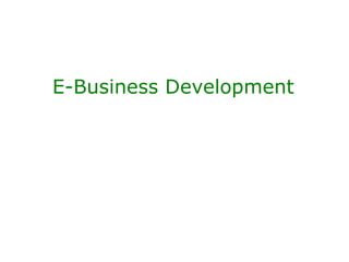 E-Business Development 