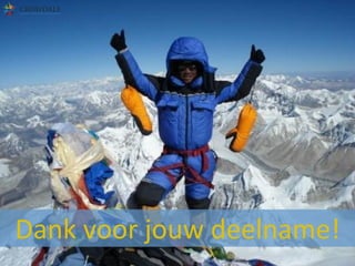 Dank	
  voor	
  jouw	
  deelname!	
  
 