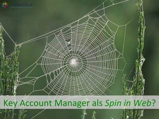 Key	
  Account	
  Manager	
  als	
  Spin	
  in	
  Web?	
  
 