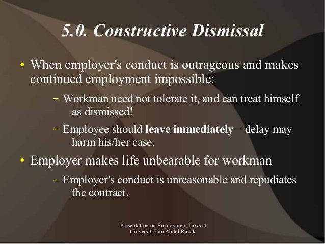 Presentation on Employment Law in Malaysia - for Masters ...