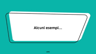 Alcuni esempi…
 