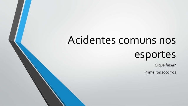 slides lesões no esporte