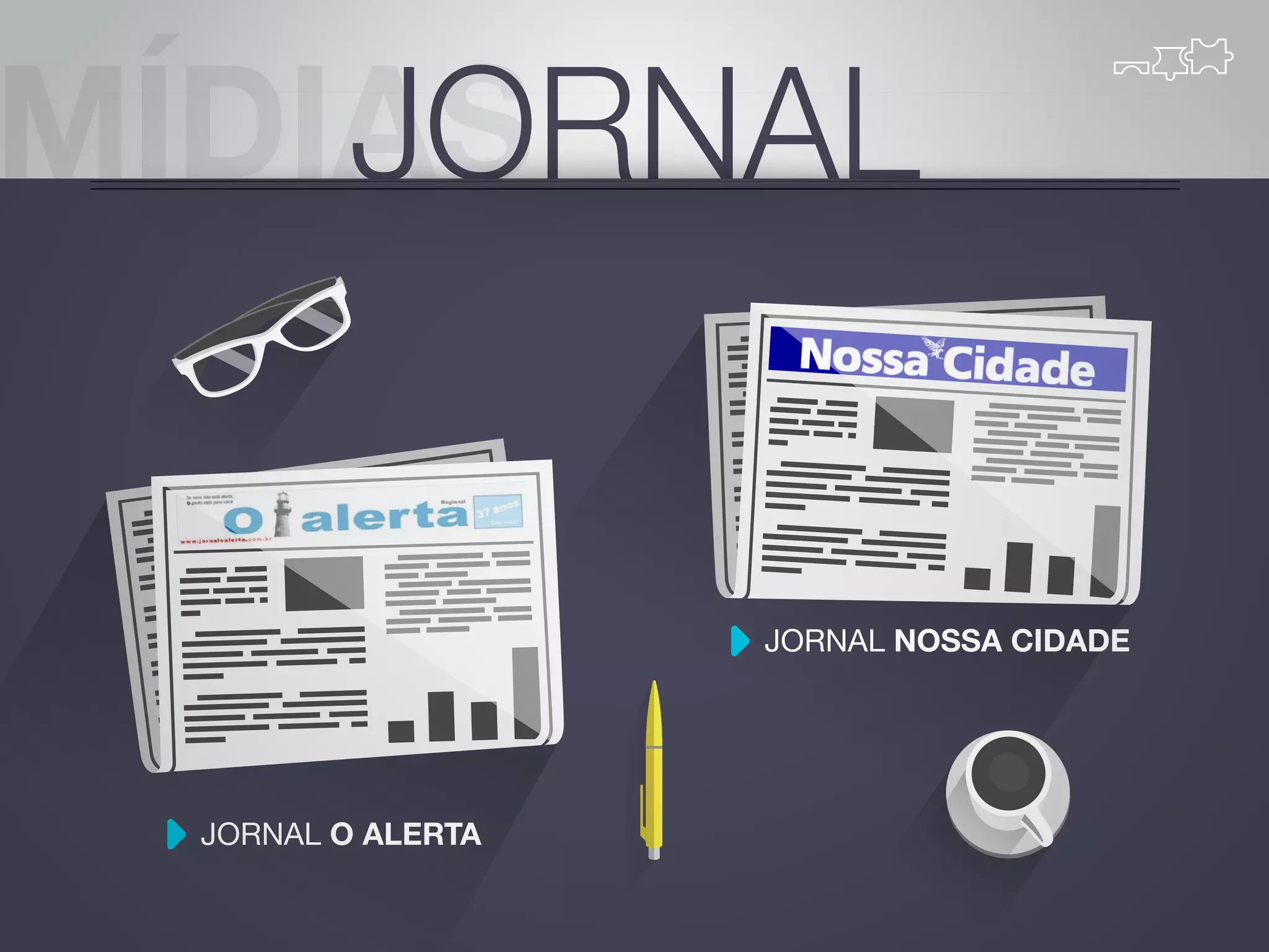 MÍDIAS
JORNAL
JORNAL NOSSA CIDADE

JORNAL O ALERTA

 