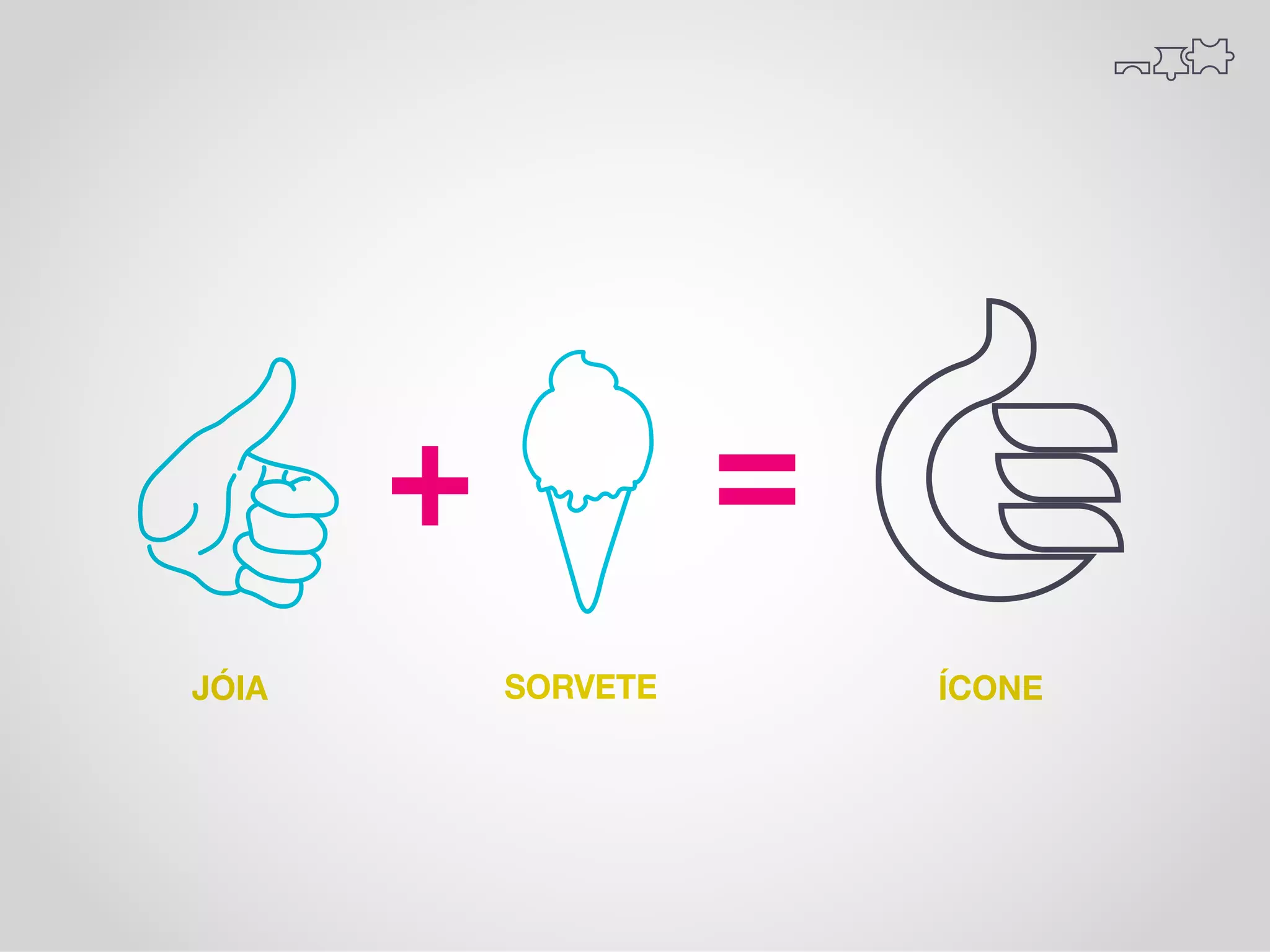 JÓIA

SORVETE

ÍCONE

 