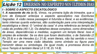 Slides Licao 12, Imersos No ESPIRITO Nos Ultimos Dias, 4Tr22, Pr Henrique, EBD NA TV.pptx
