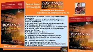 Slides, ADVEC, Licao 5, A Santificacao Como Fruto da Justificacao, 3Tr22, Pr Henrique, EBD NA TV, Central Gospel.pptx