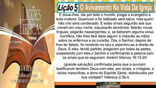 Slides Licao 5, CPAD, O Avivamento na Vida da Igreja, 1Tr23, Pr Henrique.pptx