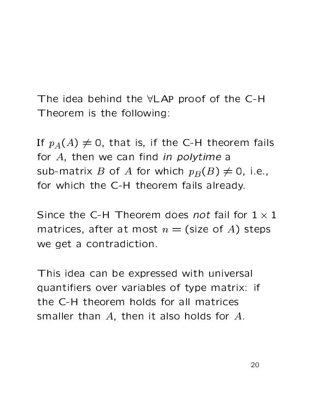 The Proof Complexity Of Linear Algebra Lics 02