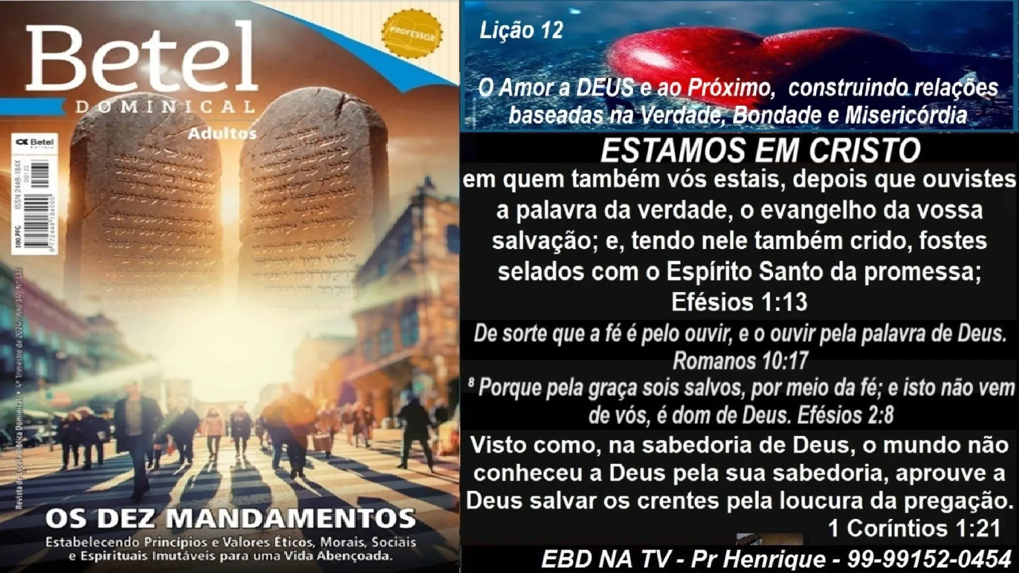 Slides Lição 12, Betel, O Amor A Deus E Ao Próximo, 4TR24.pptx