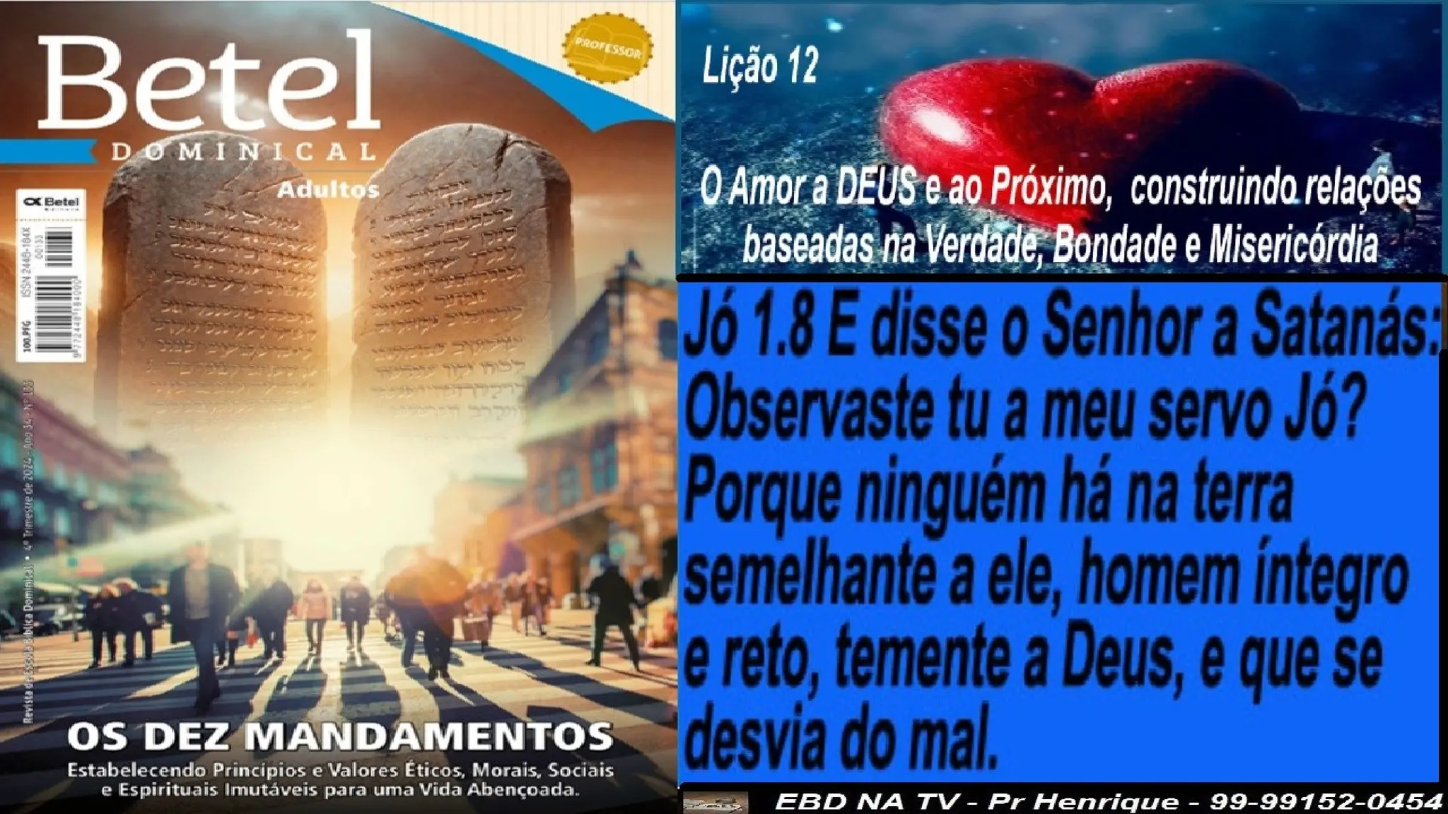 Slides Lição 12, Betel, O Amor A Deus E Ao Próximo, 4TR24.pptx