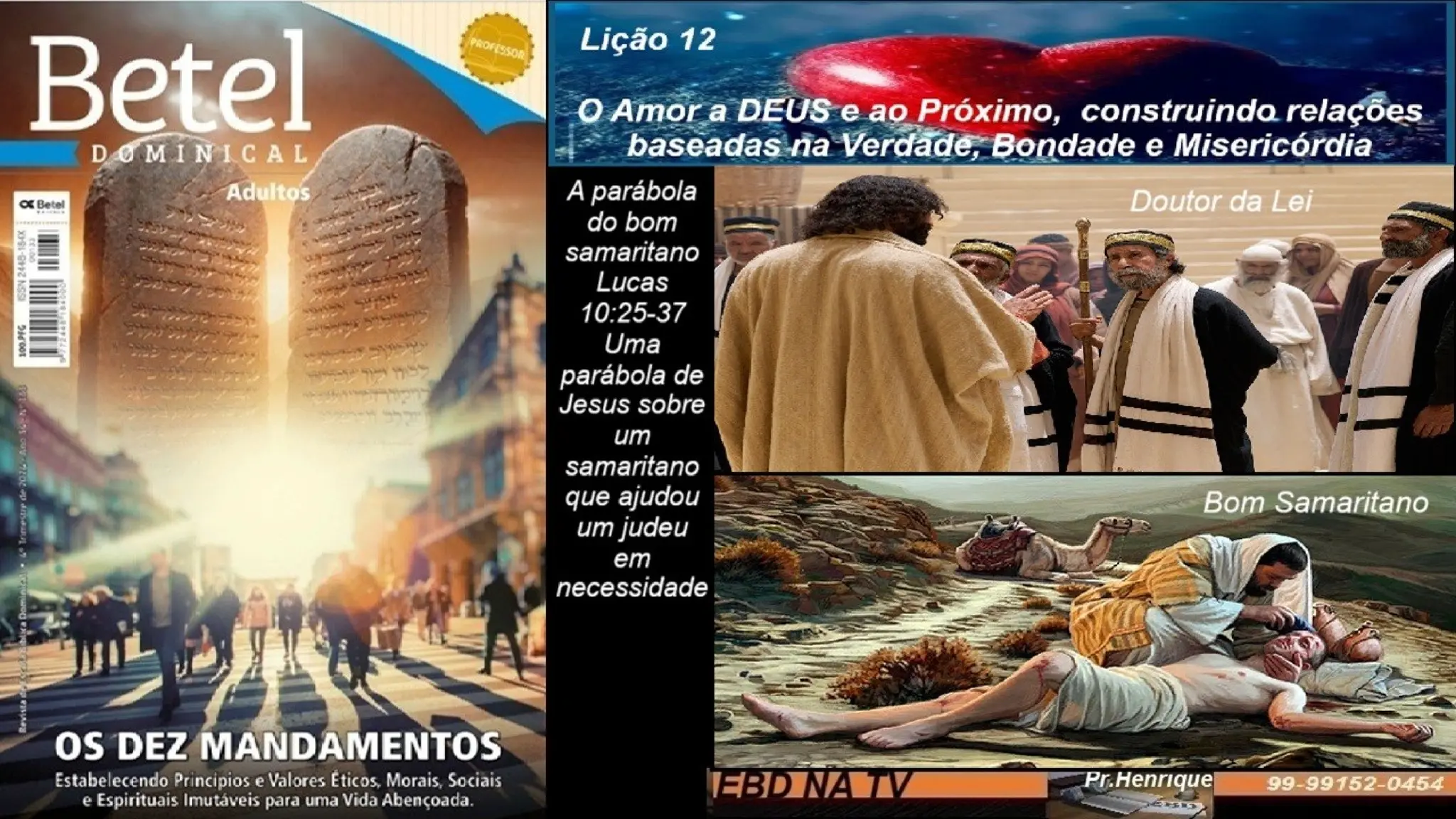 Slides Lição 12, Betel, O Amor A Deus E Ao Próximo, 4TR24.pptx