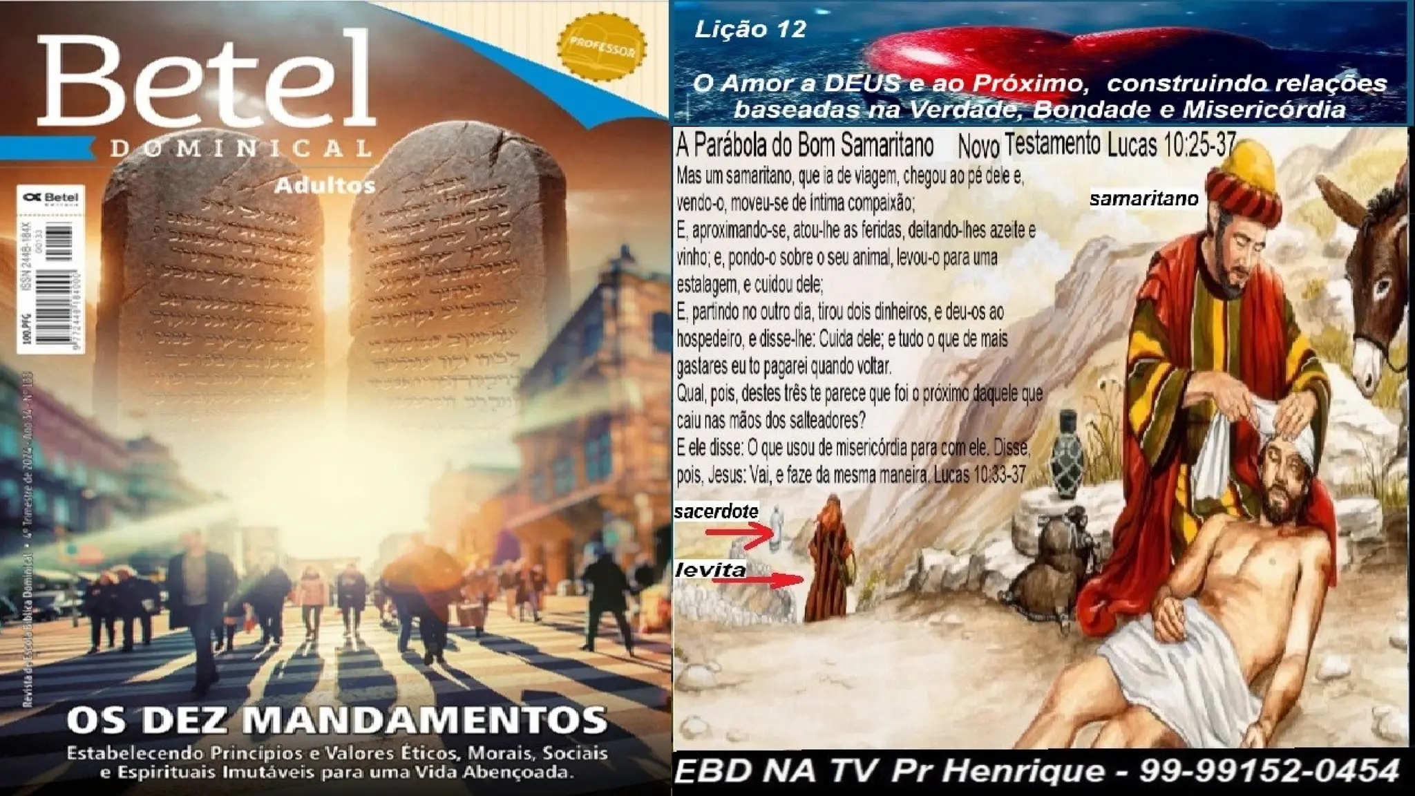 Slides Lição 12, Betel, O Amor A Deus E Ao Próximo, 4TR24.pptx