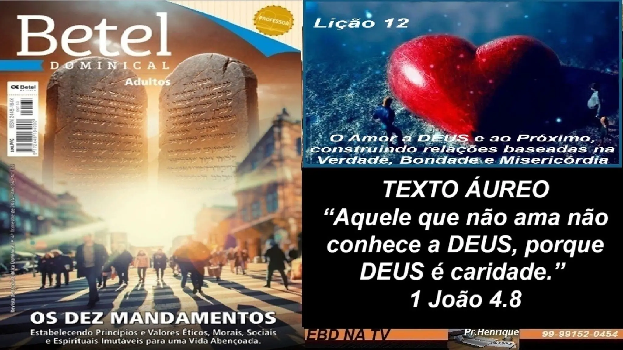 Slides Lição 12, Betel, O Amor A Deus E Ao Próximo, 4TR24.pptx