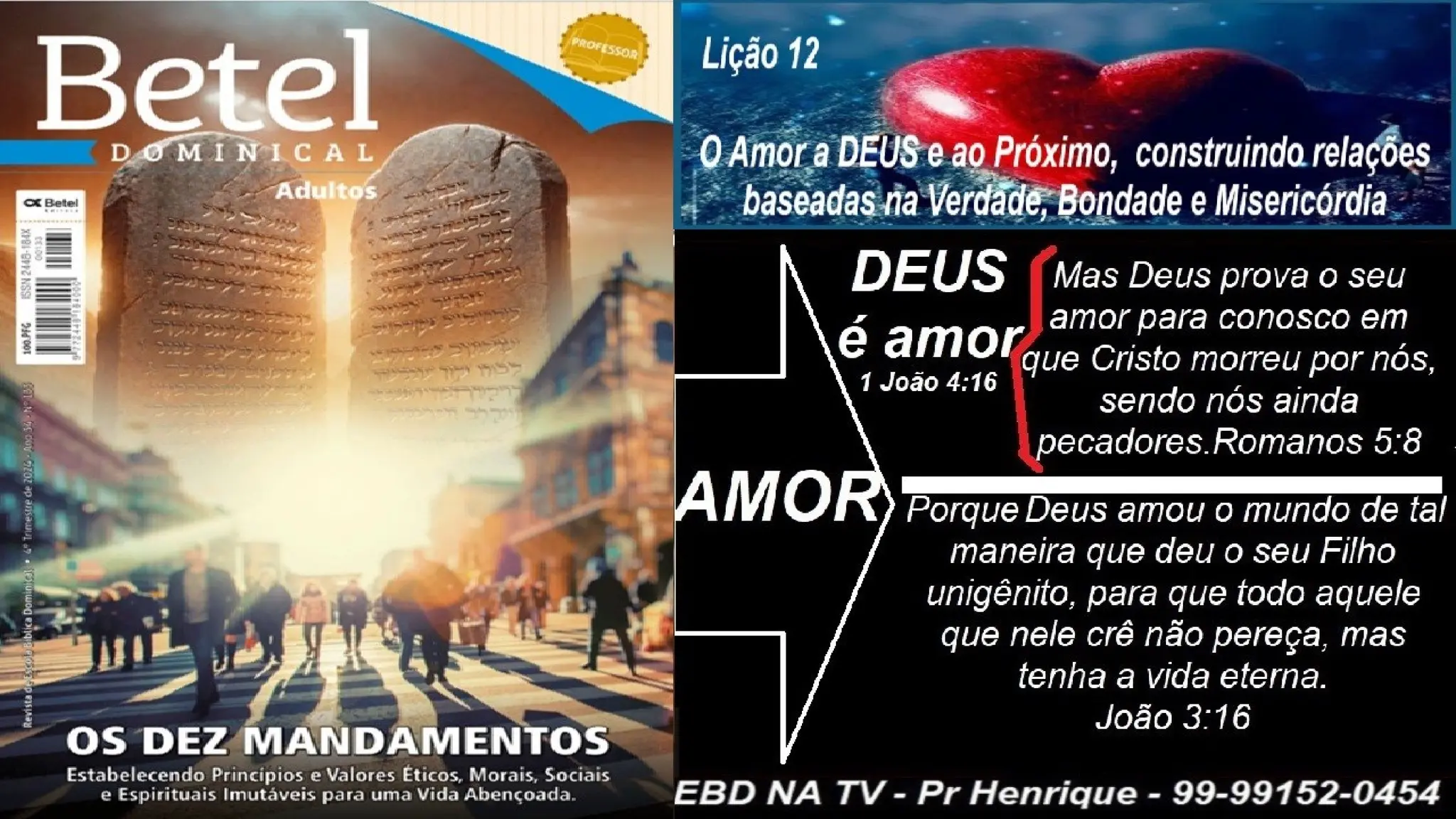 Slides Lição 12, Betel, O Amor A Deus E Ao Próximo, 4TR24.pptx
