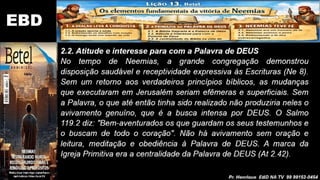 Slides Lição 13, Betel, Os elementos fundamentais da vitória de Neemias, 2Tr26.pptx