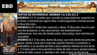 Slides Lição 13, Betel, Os elementos fundamentais da vitória de Neemias, 2Tr26.pptx