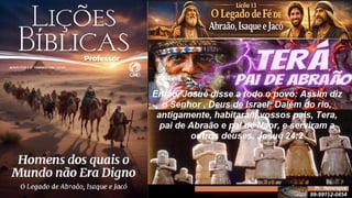Slides Lição 13, CPAD, O Legado de Fé de Abraão, Isaque e Jacó, 2Tr26.pptx