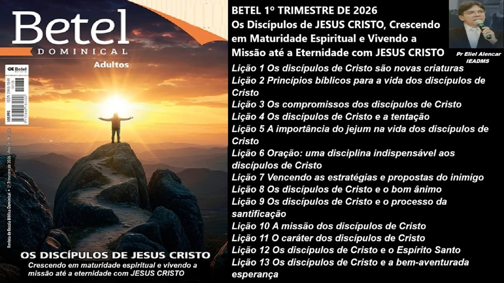 Slides Lição 1, Betel, Os discípulos de Cristo são novas criaturas, 1Tr26.pptx