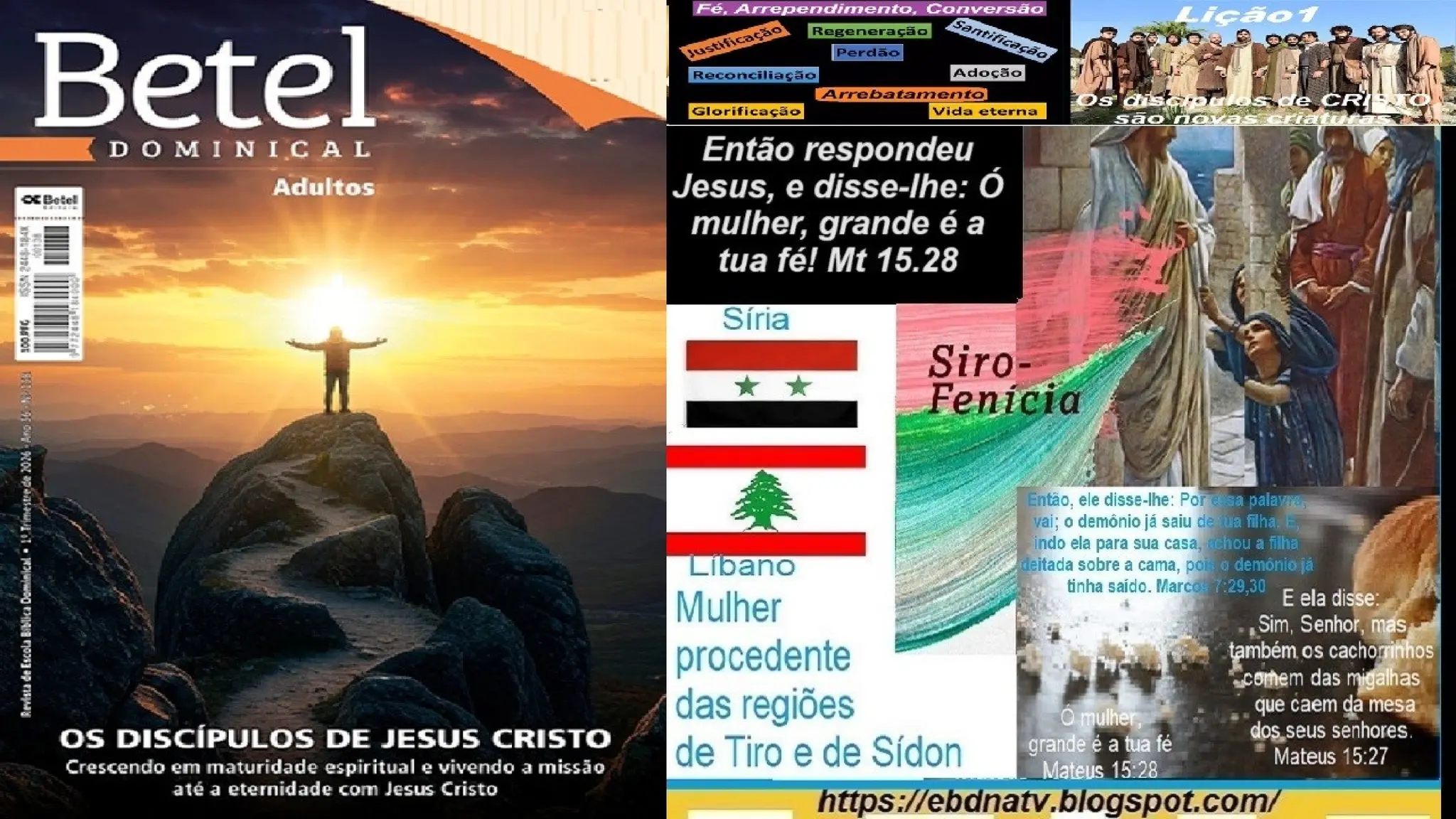 Slides Lição 1, Betel, Os discípulos de Cristo são novas criaturas, 1Tr26.pptx