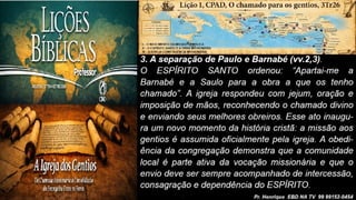 Slides Lição 1, CPAD, O chamado para os gentios, 3Tr26.pptx