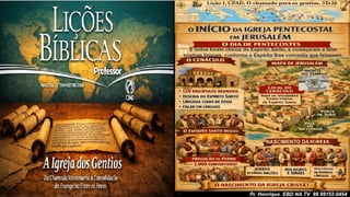Slides Lição 1, CPAD, O chamado para os gentios, 3Tr26.pptx