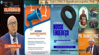 Slides Lição 1, CPAD, O chamado para os gentios, 3Tr26.pptx