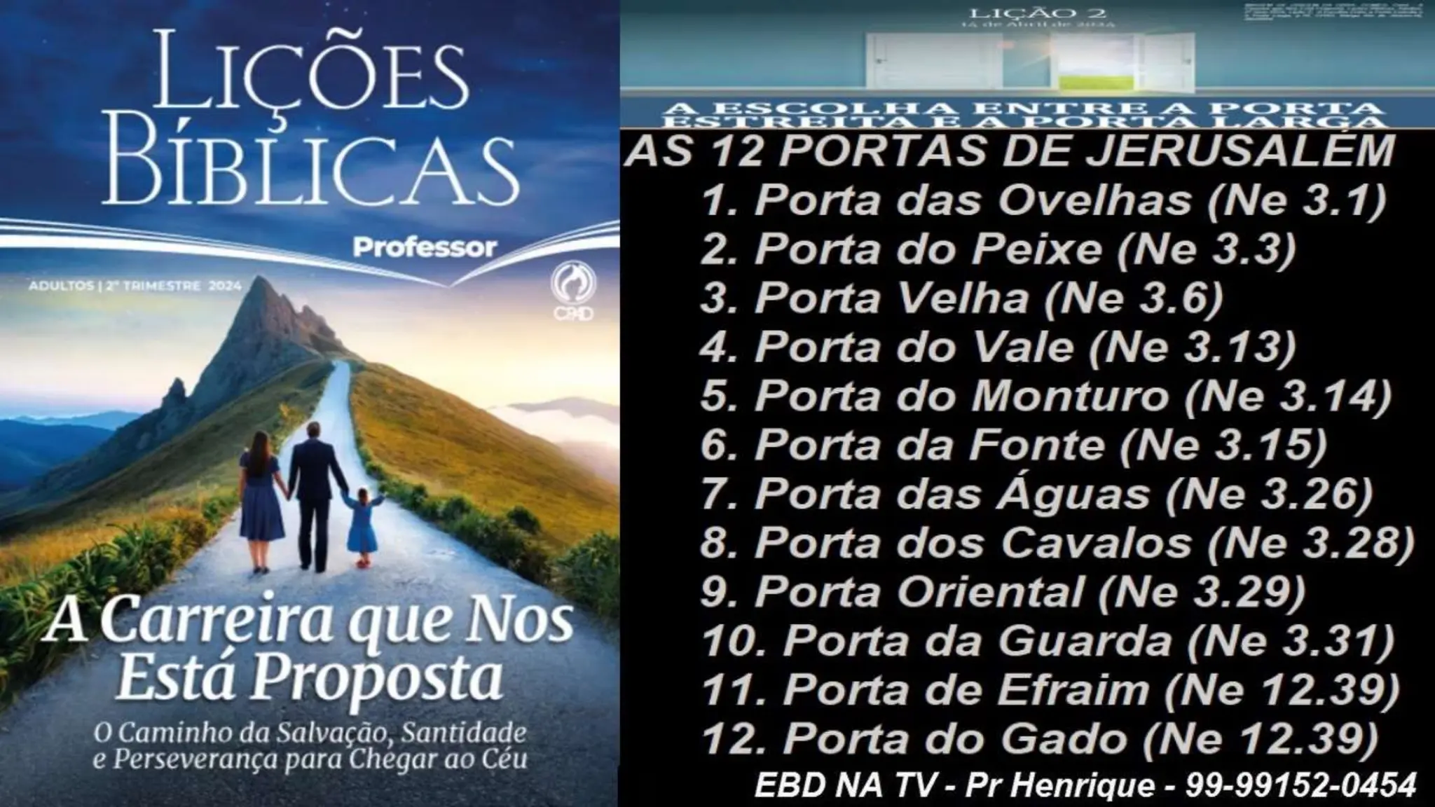 Slides Lição 2, CPAD, A Escolha entre a Porta Estreita e a Porta Larga.pptx