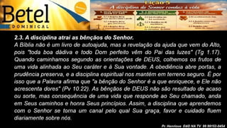 Slides Lição 5, Betel, A disciplina do Senhor conduz à vida, 3Tr26.pptx