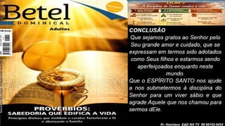 Slides Lição 5, Betel, A disciplina do Senhor conduz à vida, 3Tr26.pptx