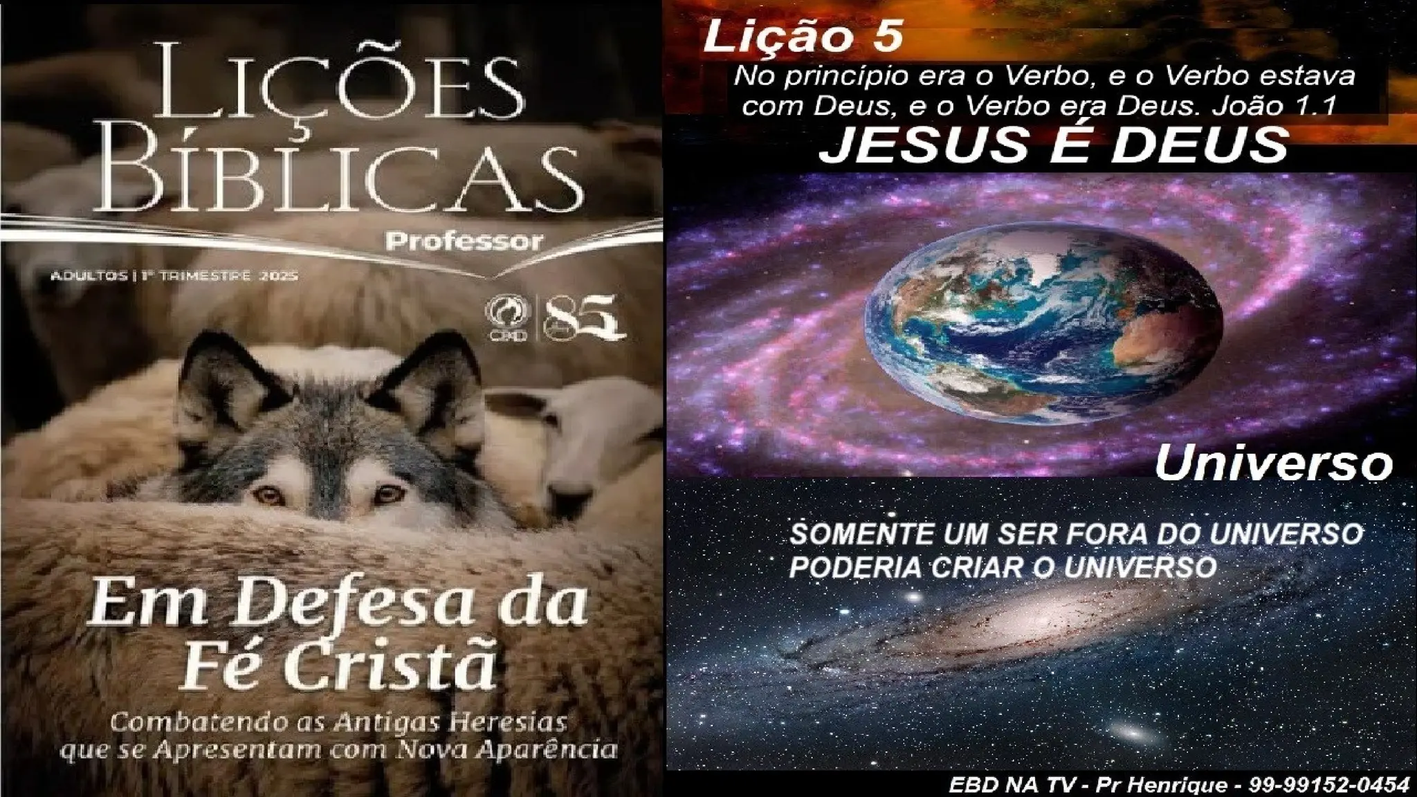 Slides Lição 5, CPAD, JESUS é DEUS, 1Tr2025.pptx