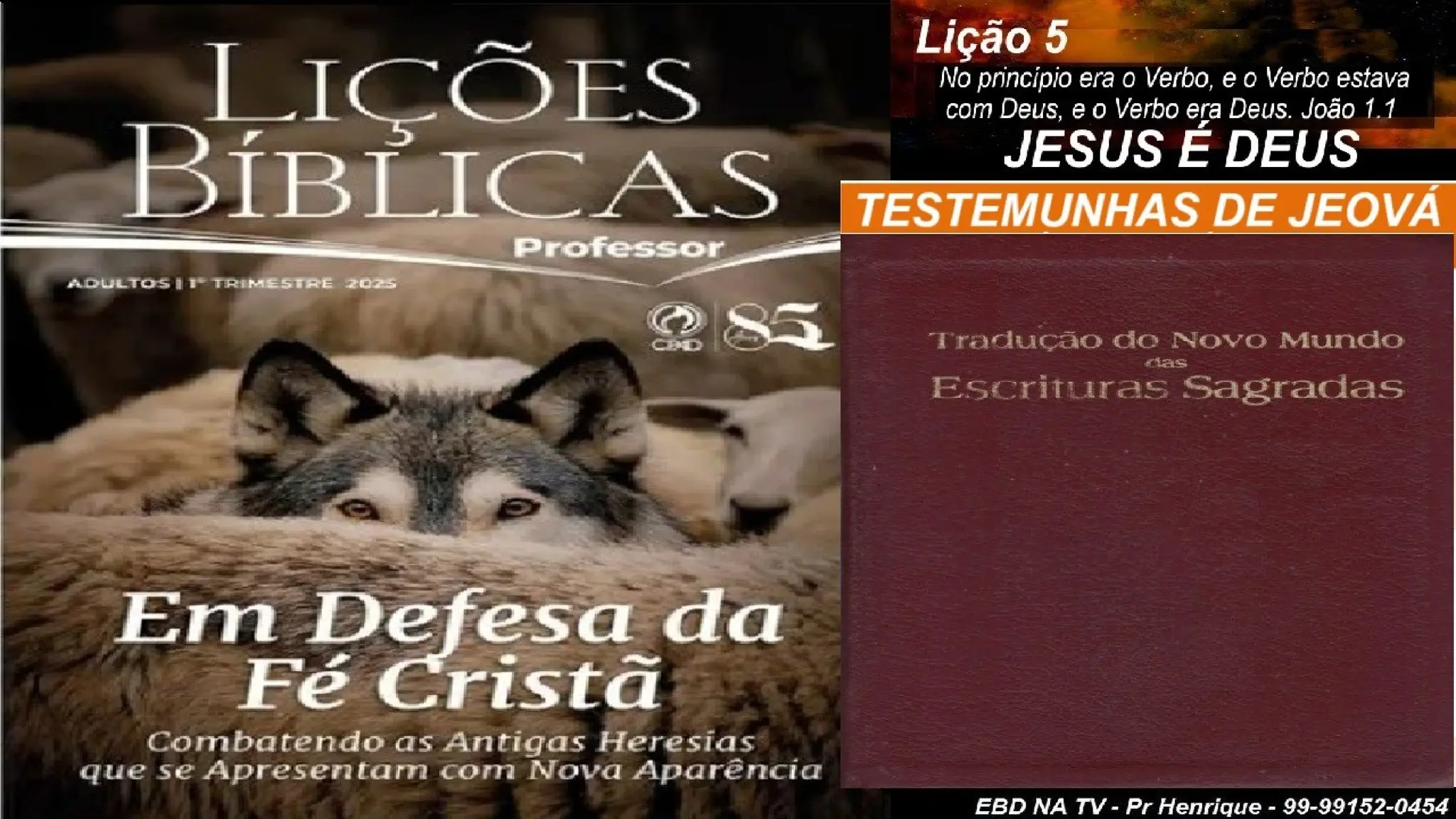 Slides Lição 5, CPAD, JESUS é DEUS, 1Tr2025.pptx