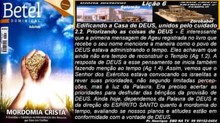 Slides Lição 6, Betel, Edificando a Casa de DEUS, 2Tr25.pptx