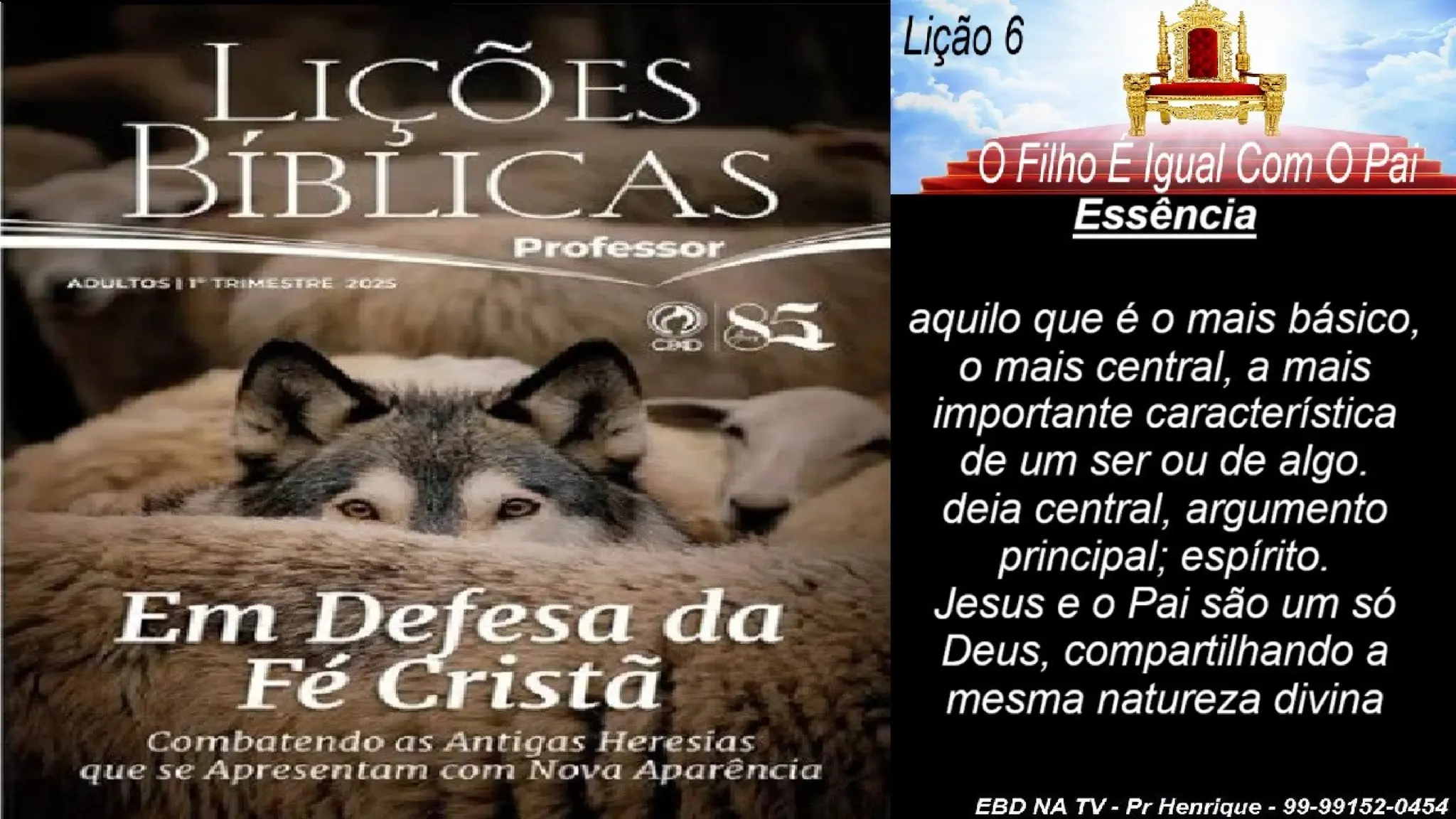 Slides Lição 6, CPAD, O FILHO é igual com o PAI, 1Tr25.pptx