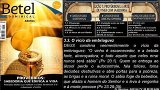 Slides Lição 7, Betel, Provérbios e a arte de viver com sabedoria, 3Tr26.pptx
