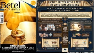 Slides Lição 7, Betel, Provérbios e a arte de viver com sabedoria, 3Tr26.pptx