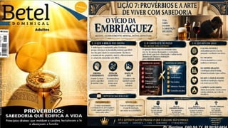 Slides Lição 7, Betel, Provérbios e a arte de viver com sabedoria, 3Tr26.pptx