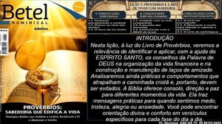 Slides Lição 7, Betel, Provérbios e a arte de viver com sabedoria, 3Tr26.pptx