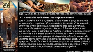 Slides Lição 7, Betel, Unidade - a receita que nos faz vencer as adversidades da vida, 2Tr26.pptx