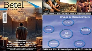 Slides Lição 7, Betel, Unidade - a receita que nos faz vencer as adversidades da vida, 2Tr26.pptx