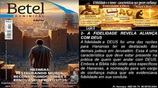 Slides Lição 8, Betel, A fidelidade e o temor, características que geram confiança, 2Tr26.pptx