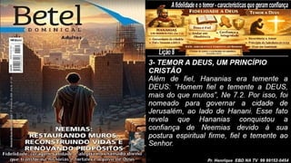Slides Lição 8, Betel, A fidelidade e o temor, características que geram confiança, 2Tr26.pptx