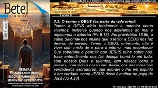 Slides Lição 8, Betel, A fidelidade e o temor, características que geram confiança, 2Tr26.pptx