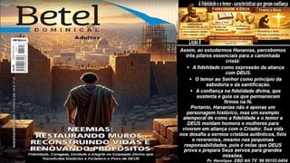 Slides Lição 8, Betel, A fidelidade e o temor, características que geram confiança, 2Tr26.pptx